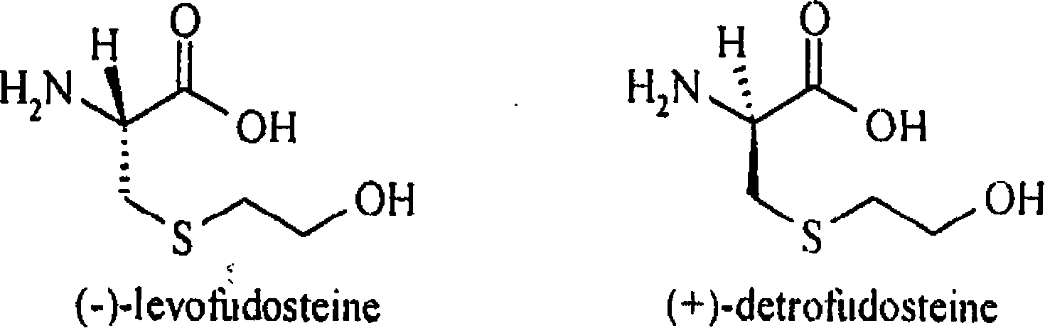 Method for decomposing chiral mobile phase additive RP-HPLC of fudosteine enantiomer