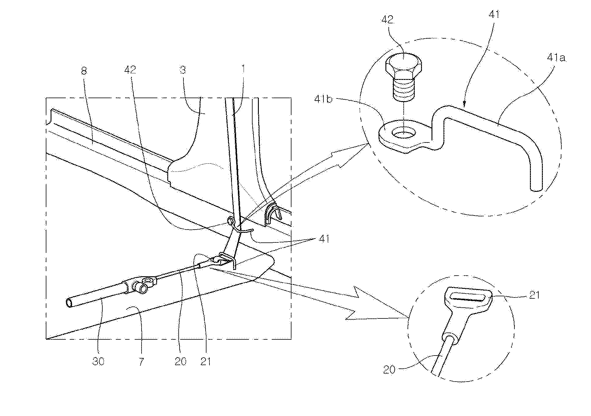 Apparatus for mounting seat belt to vehicle body