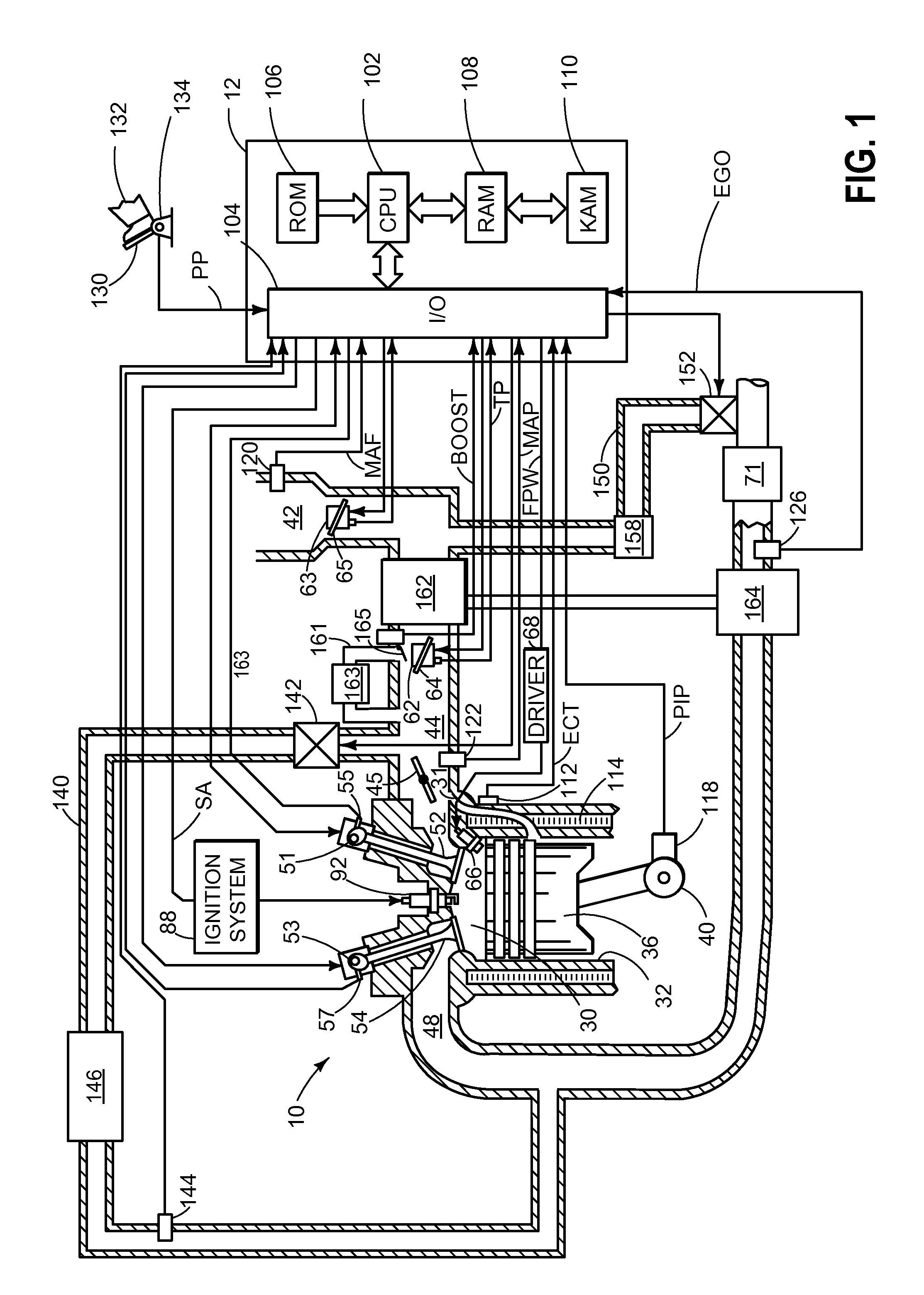 Internal combustion engine which may be selectively operated by the two-stroke method or the four-stroke method and method for operating such an internal combustion engine