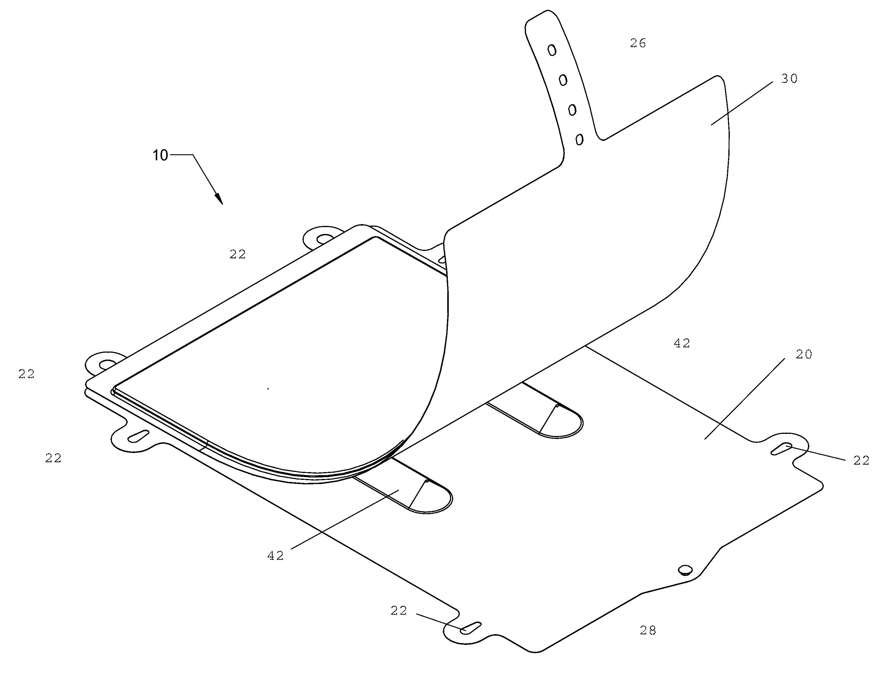 Conformable heated mattress