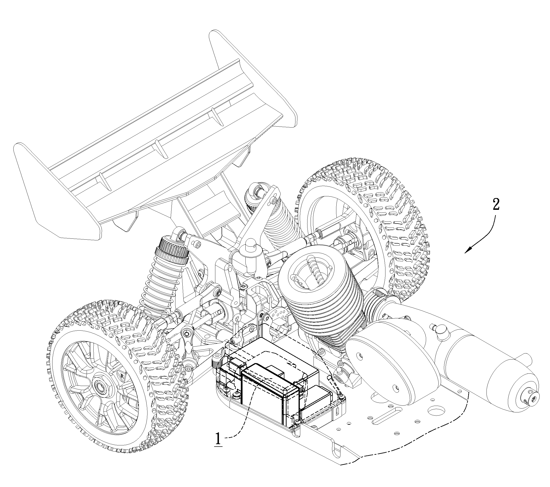 System for power management and preventing unexpected acceleration of remote-controlled toy car