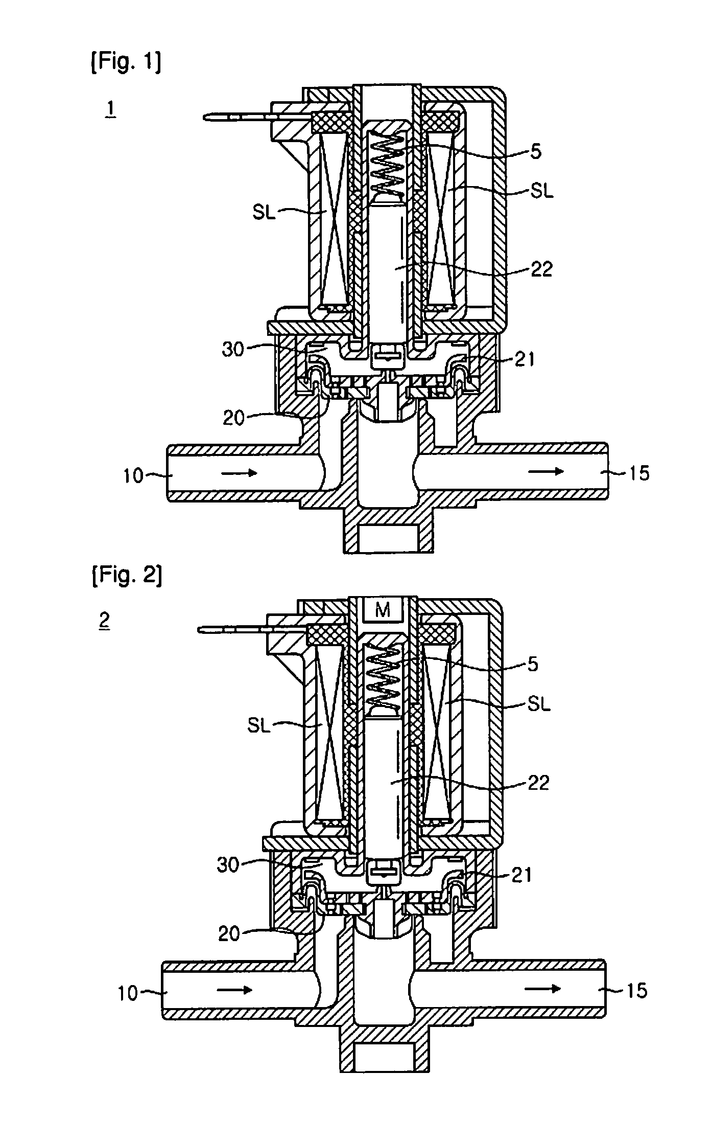 Latch valve and flow control device using the same