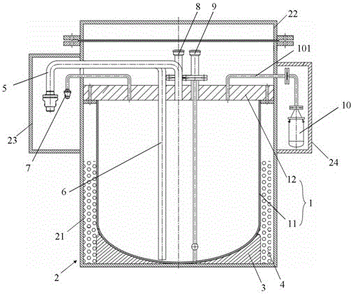 Low-abundance uranium-bearing liquid waste transport container