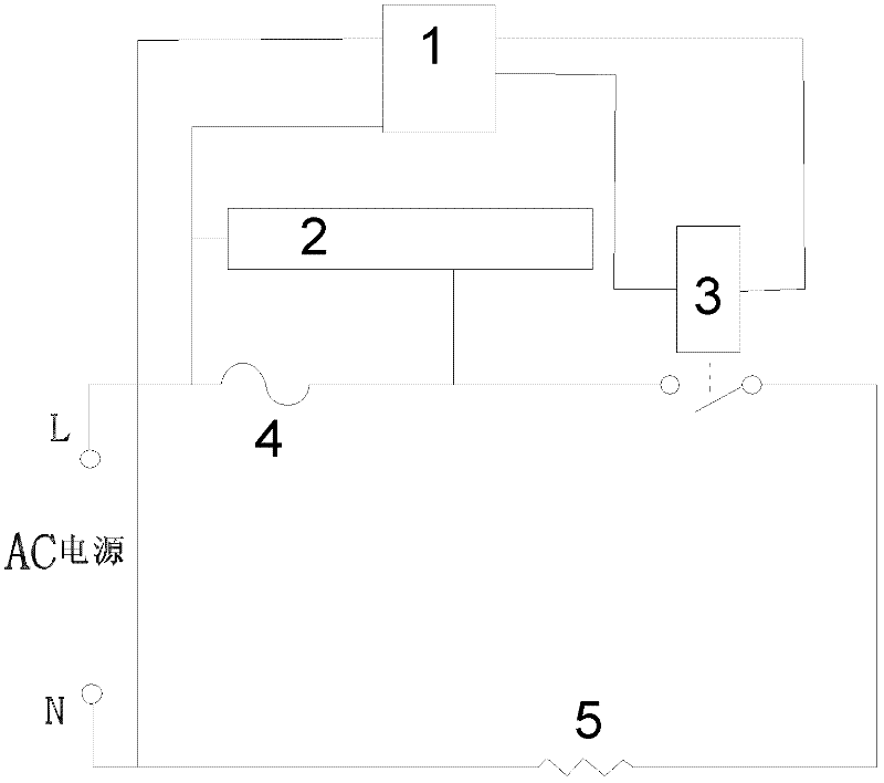 Dry heating protection control method for liquid electric heater