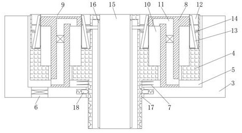 Stamping device for manufacturing and processing aluminum alloy doors and windows