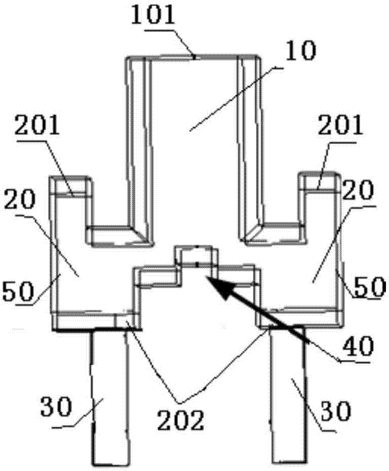 Double-probe waveguide