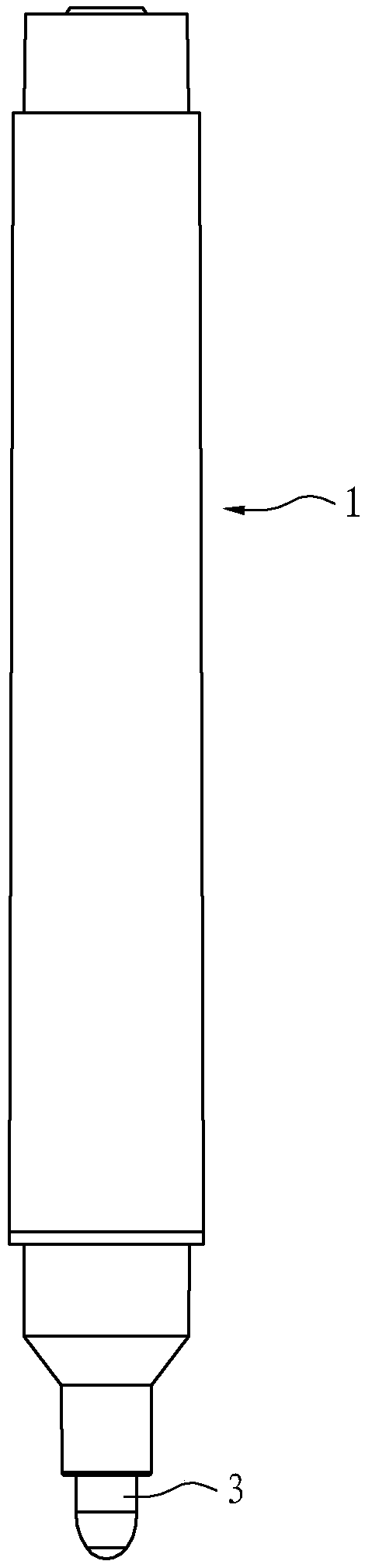 Capillary system type writing tool