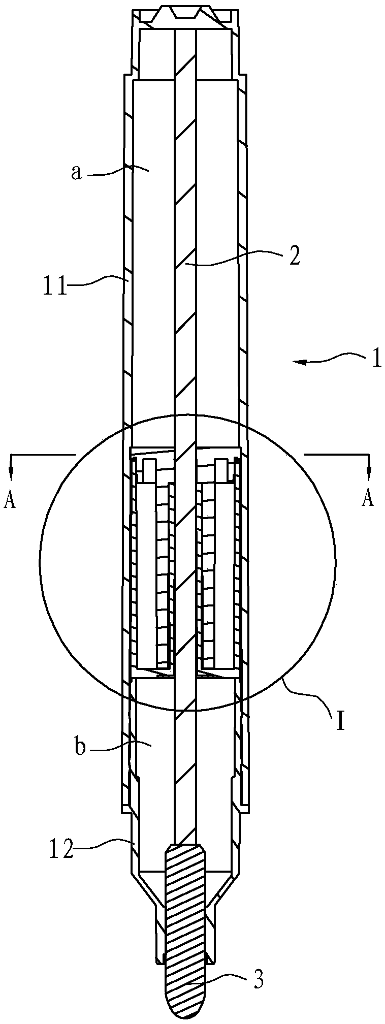 Capillary system type writing tool