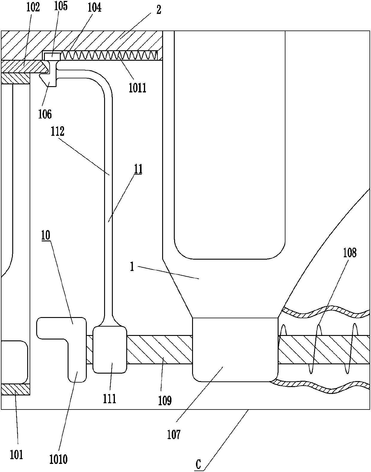 Fastening part screwing-in machine for building steel plate abut joint