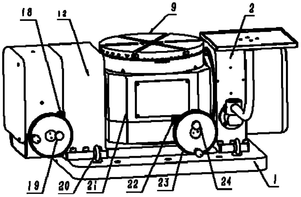 A flat high-precision dual-axis turntable for parts processing