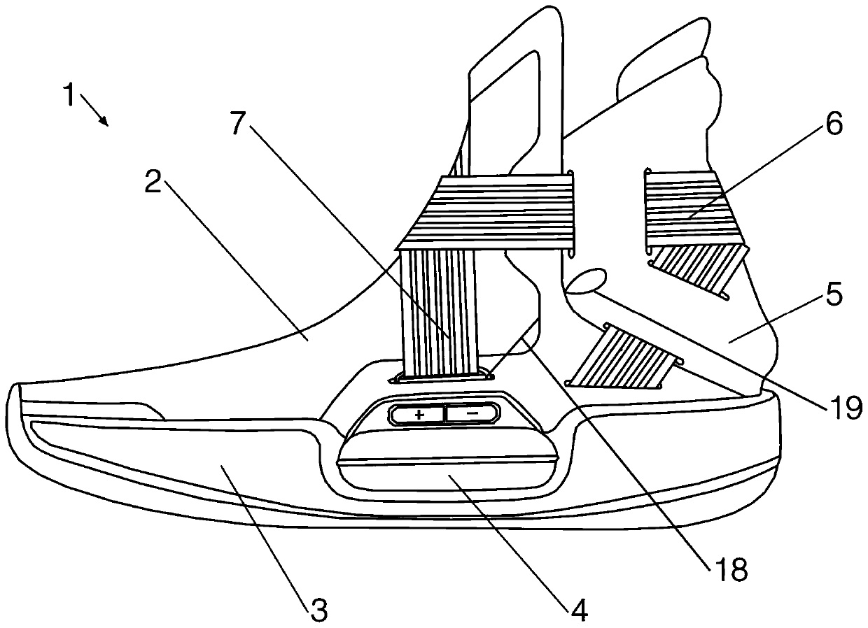 Electric lace-up shoes