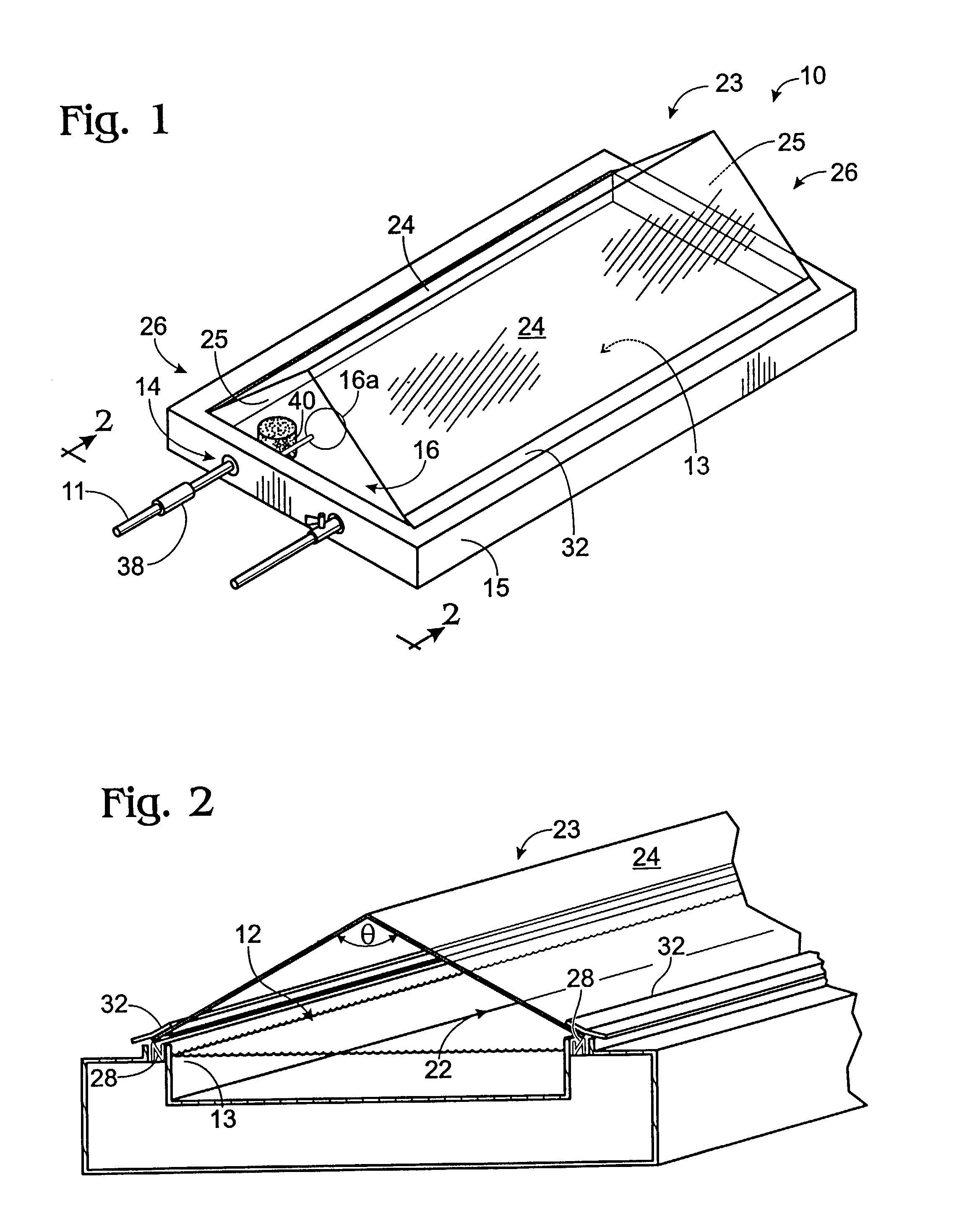 Solar distillation unit