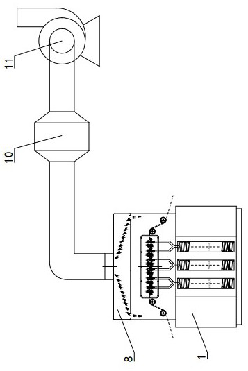 Surface treatment device for textile fabrics