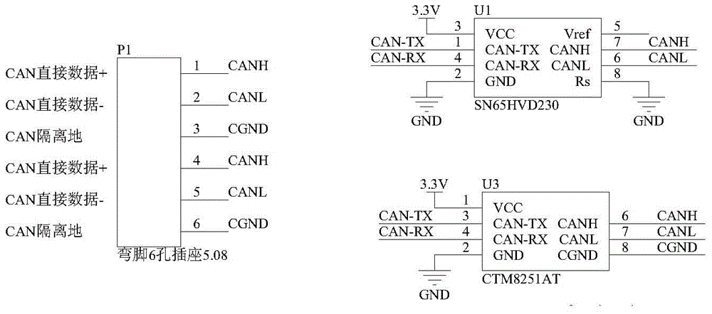 Electric power online monitoring equipment based on CAN bus