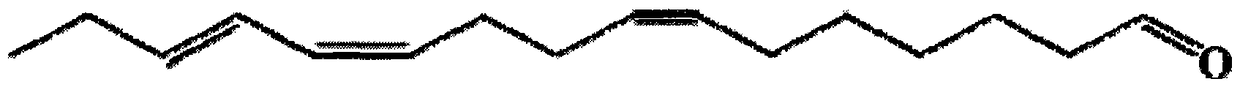 A kind of synthetic method of (z, z, e)-7,11,13-hexadecatrienal