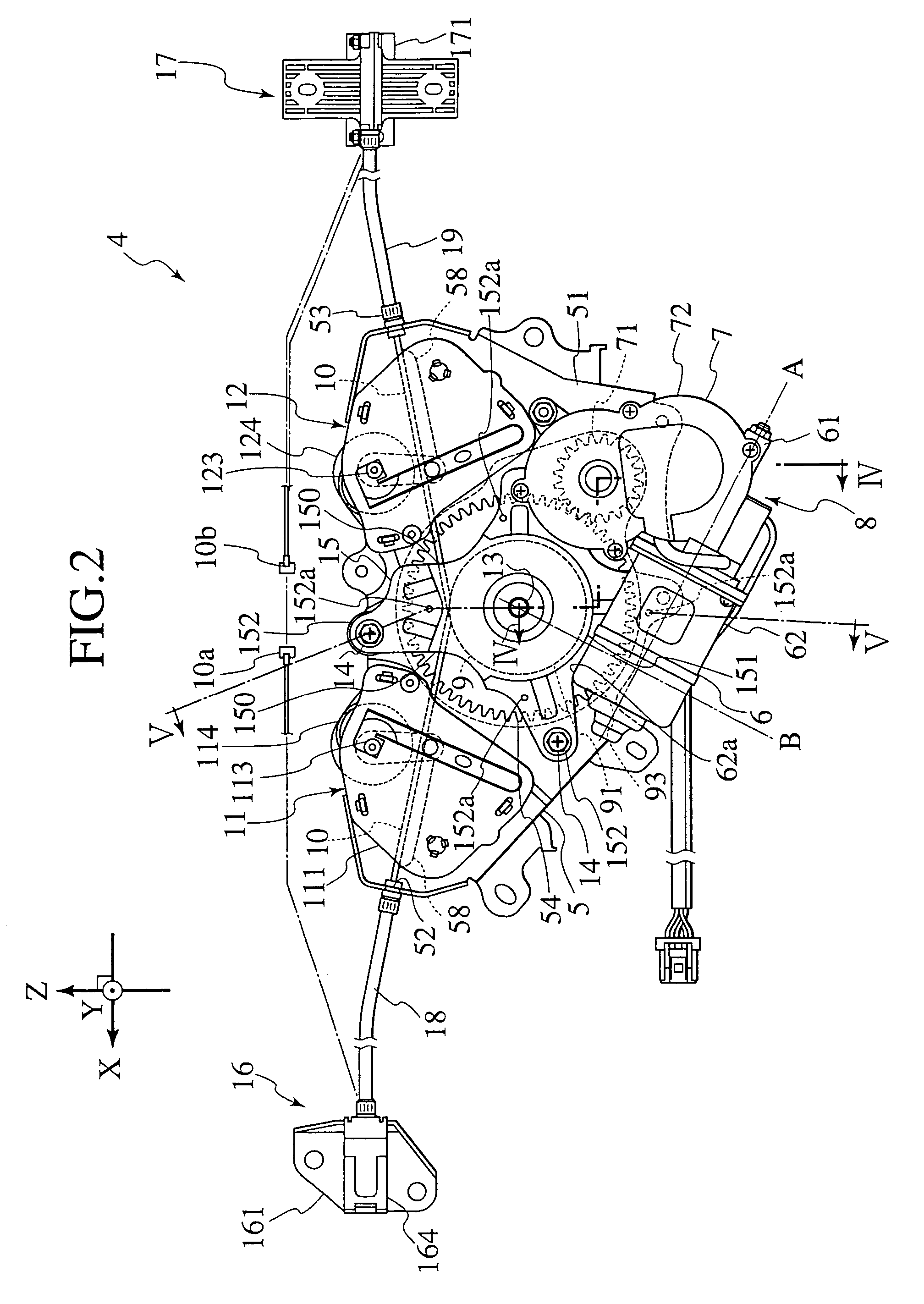 Tension controller and opening-and-closing device for vehicle having the same