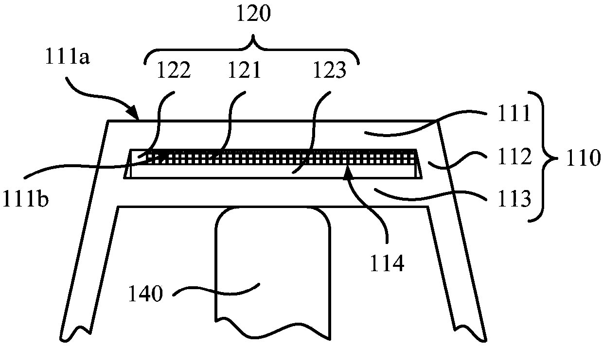 Key structure and electronic equipment