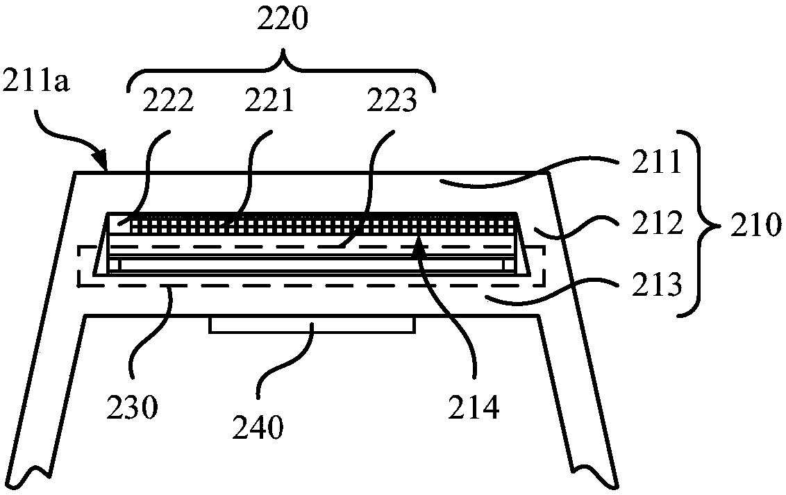 Key structure and electronic equipment