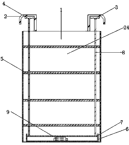 Dust collecting bag with detachable framework