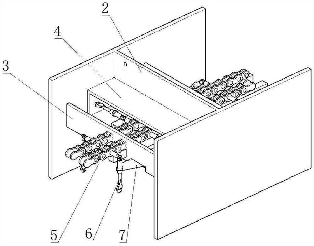 Nitrile glove automatic production line and production method thereof