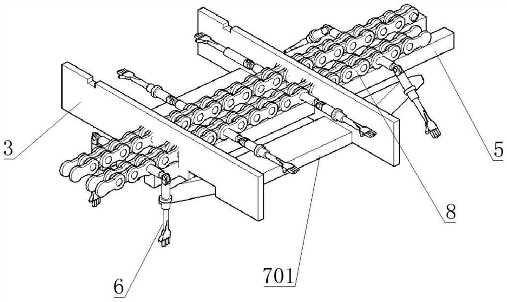 Nitrile glove automatic production line and production method thereof