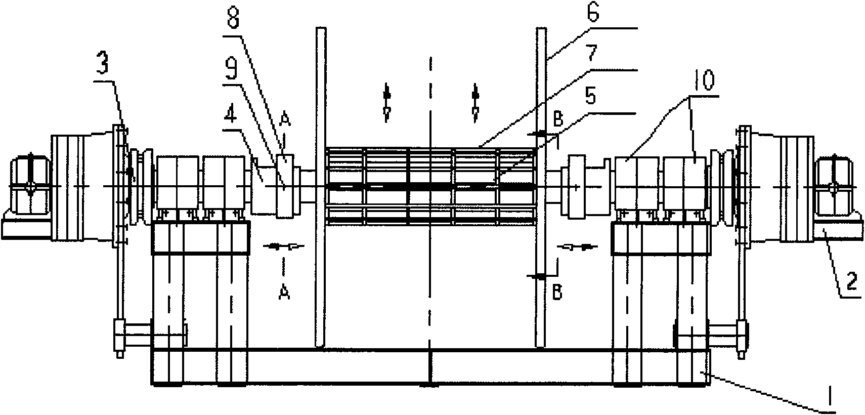 Tape replacing device of belt type conveyer