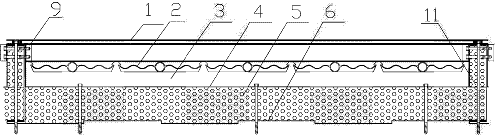 Solar photoelectric photo-thermal building integrated composite plate