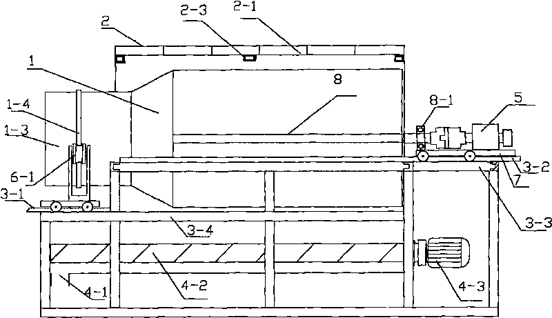 Coptis chinensis drying and tassel removing method and equipment