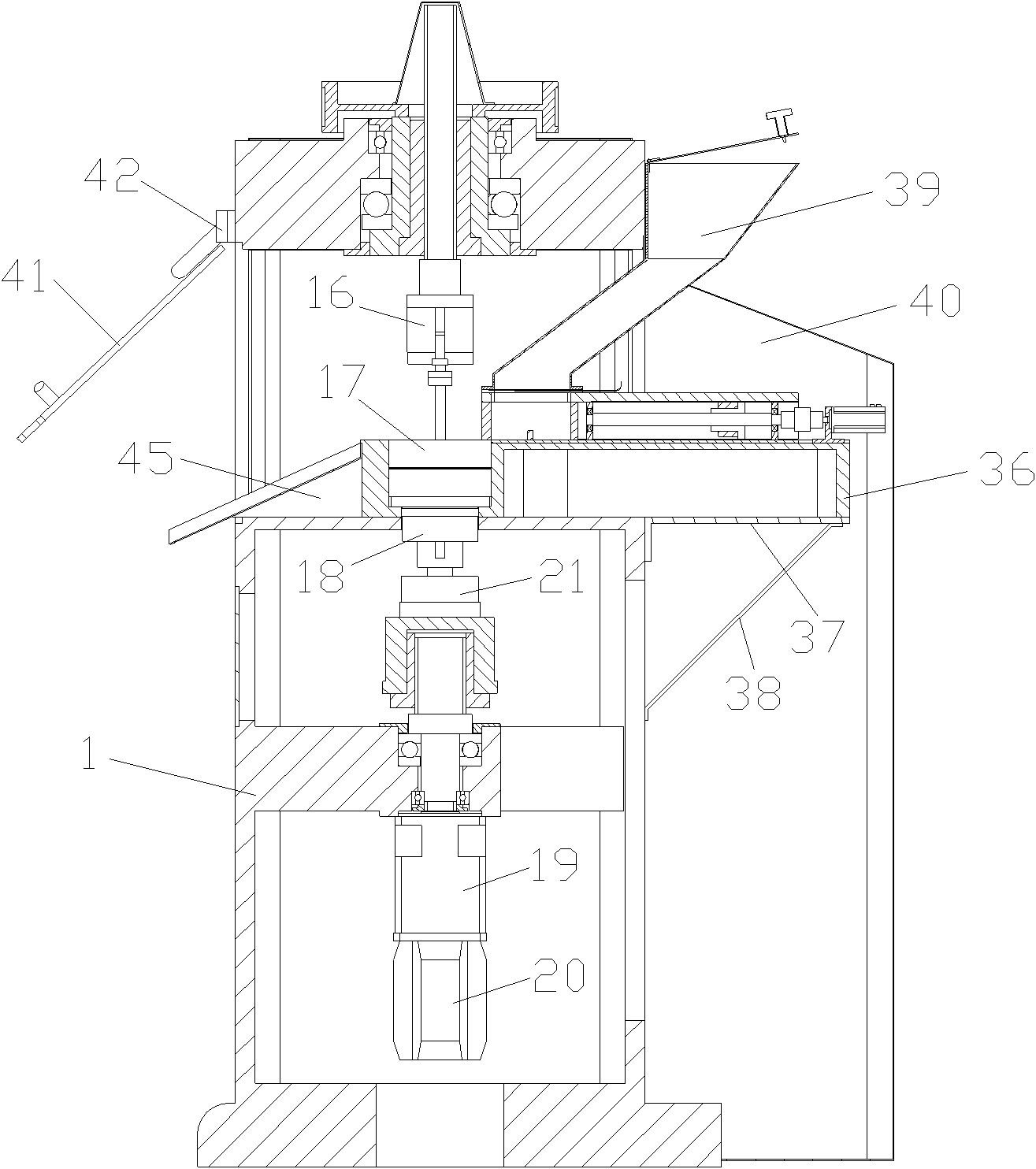 Single punch tablet press