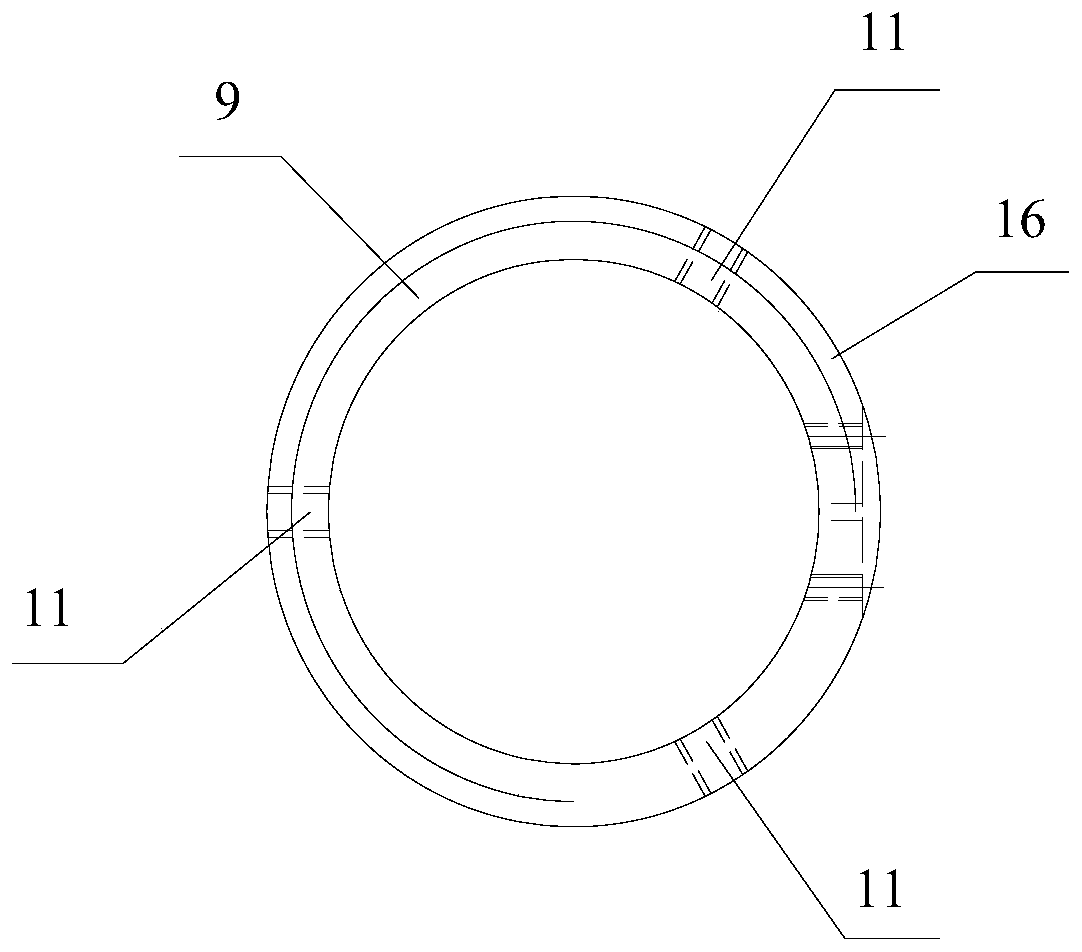 Composite probe for polymer space charge distribution measurement and measurement method thereof