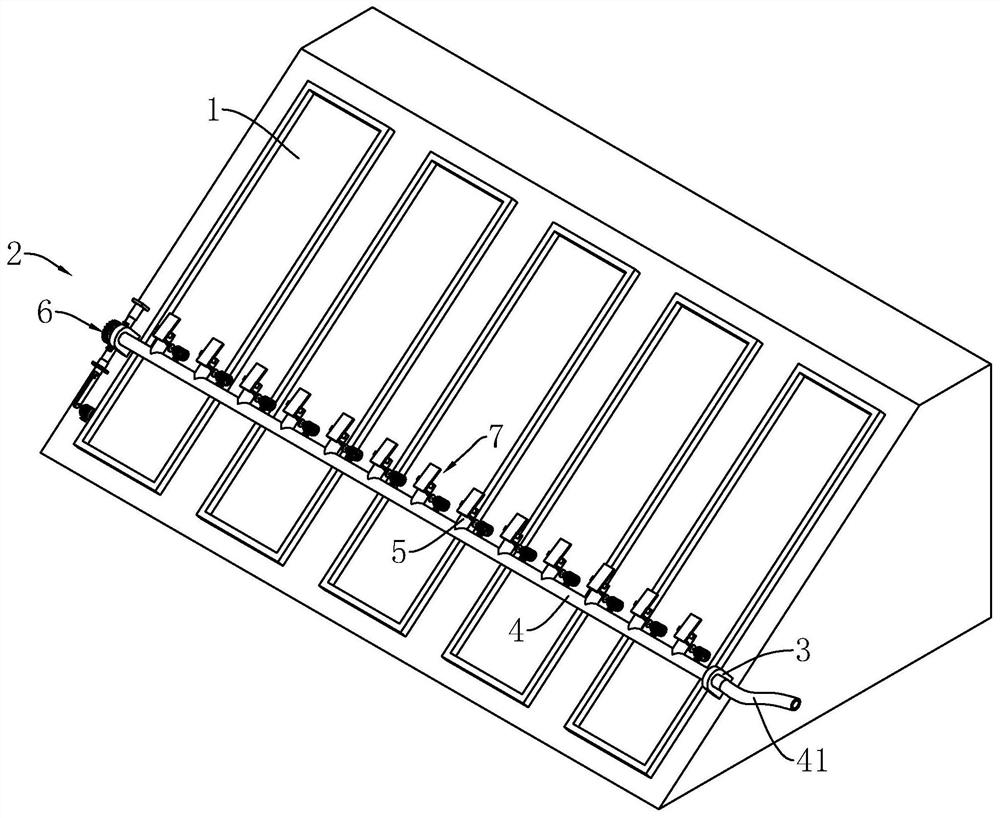 Ecological slope protection maintenance system