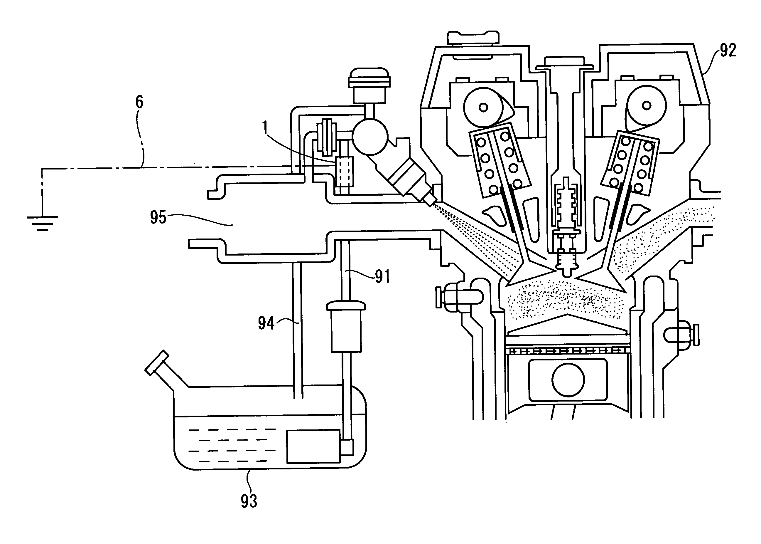 Apparatus for enhancing combustion efficiency of liquid fuel