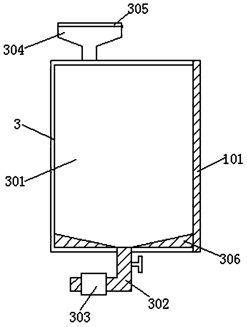 Sewage treatment device with periodic garbage treatment function