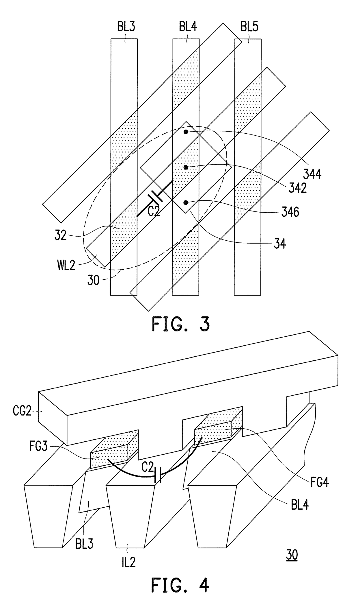 NAND flash memory device with oblique architecture and memory cell array