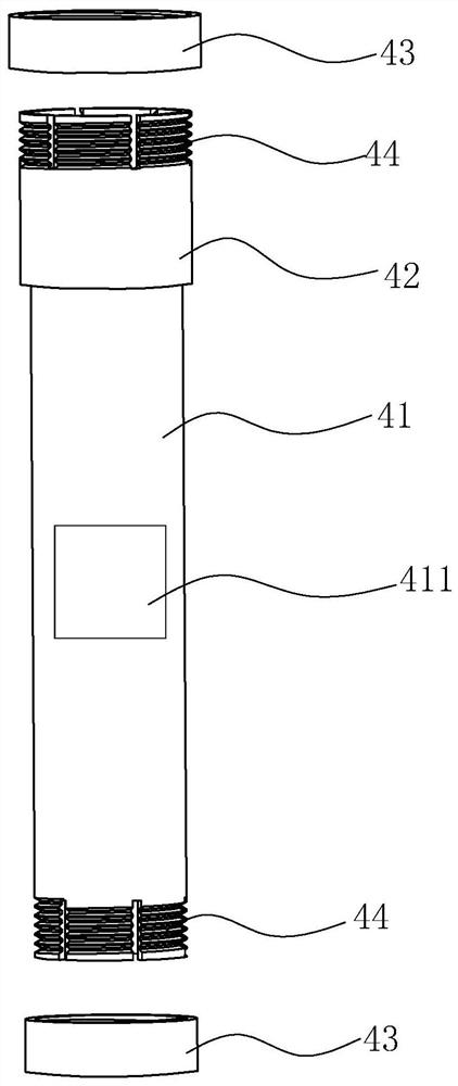 Assembly type building pre-embedded electrical pipeline system