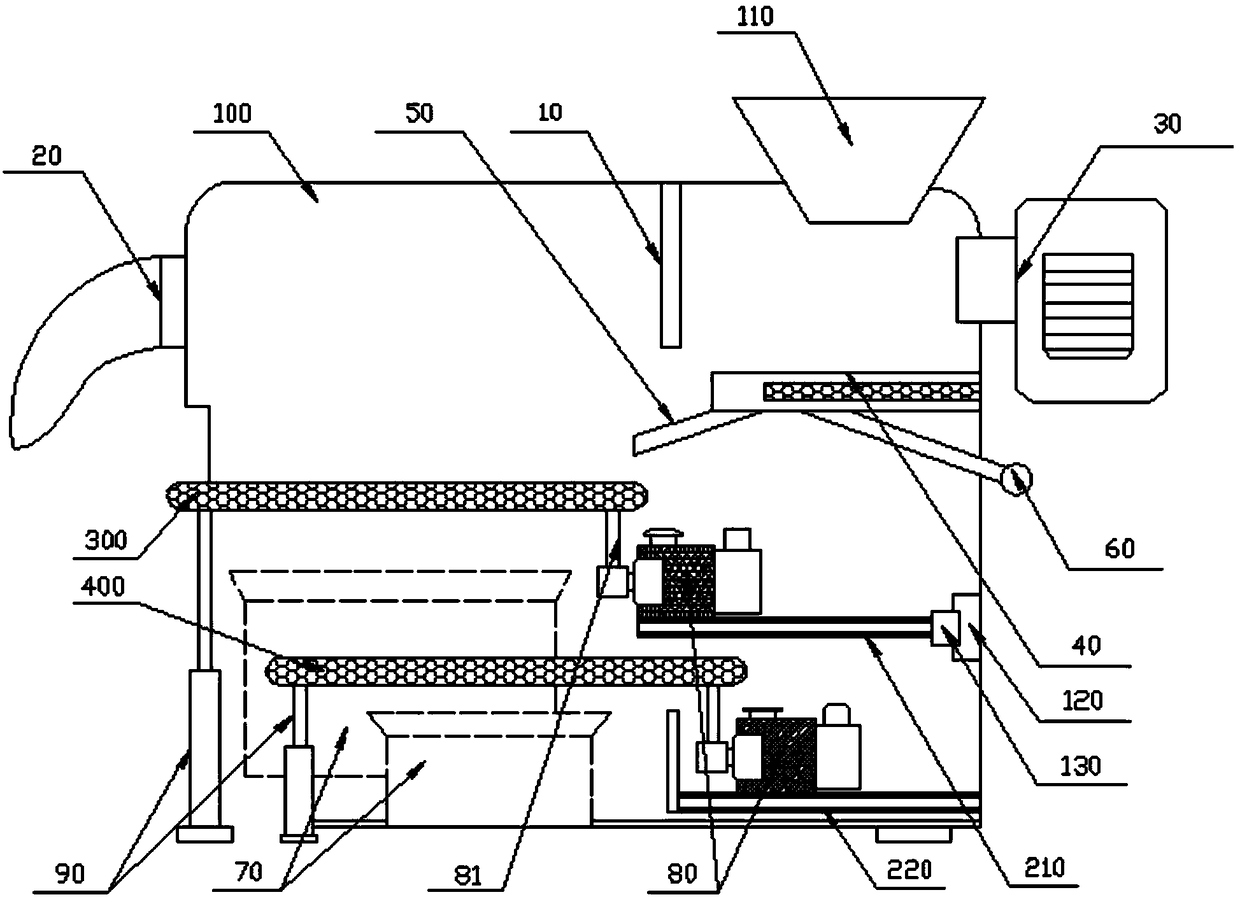 Tea fresh leaf sorting equipment