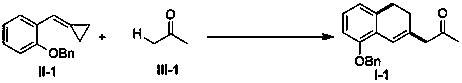 Synthesis method of 3,4-dihydronaphthalene compound substituted by alkoxy