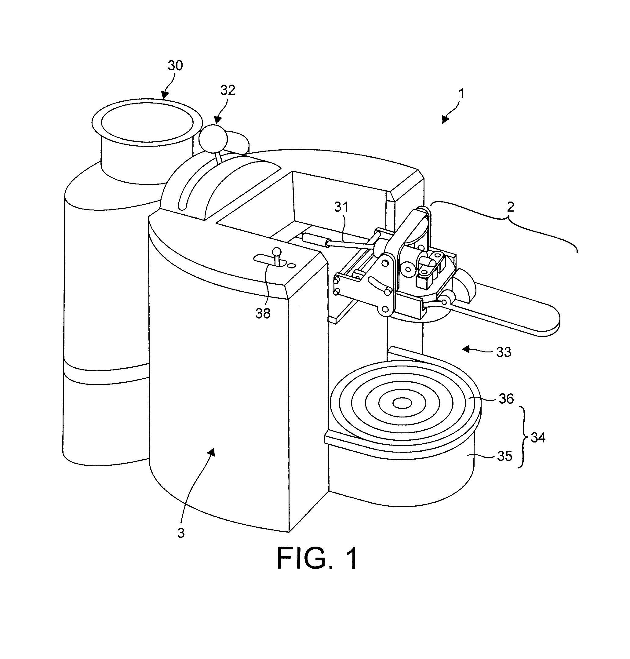 Device for preparing a drink from a capsule by injection of a pressurized fluid and capsule-holder adapted therefore