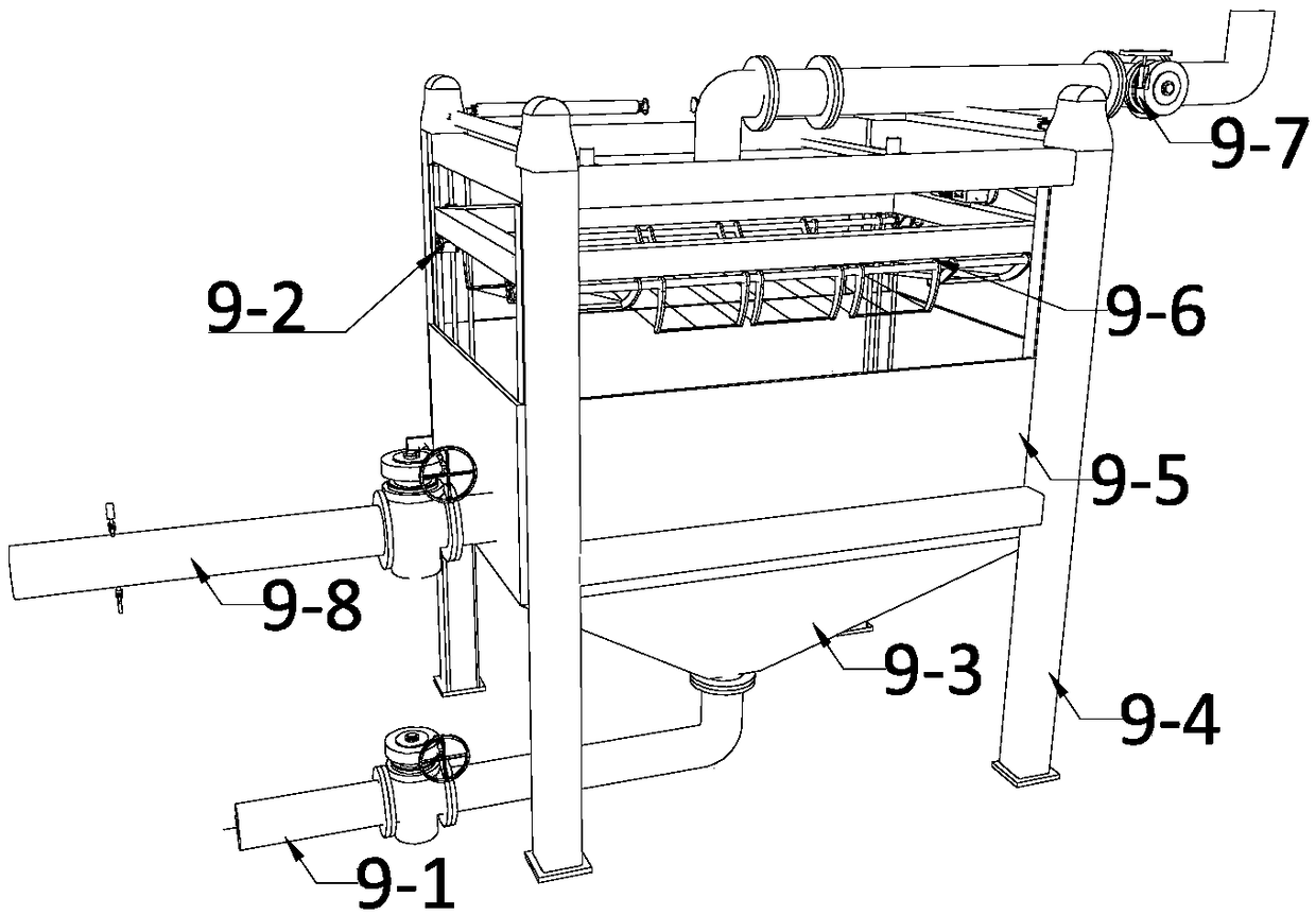 Toothed nail compressing device in building engineering construction device