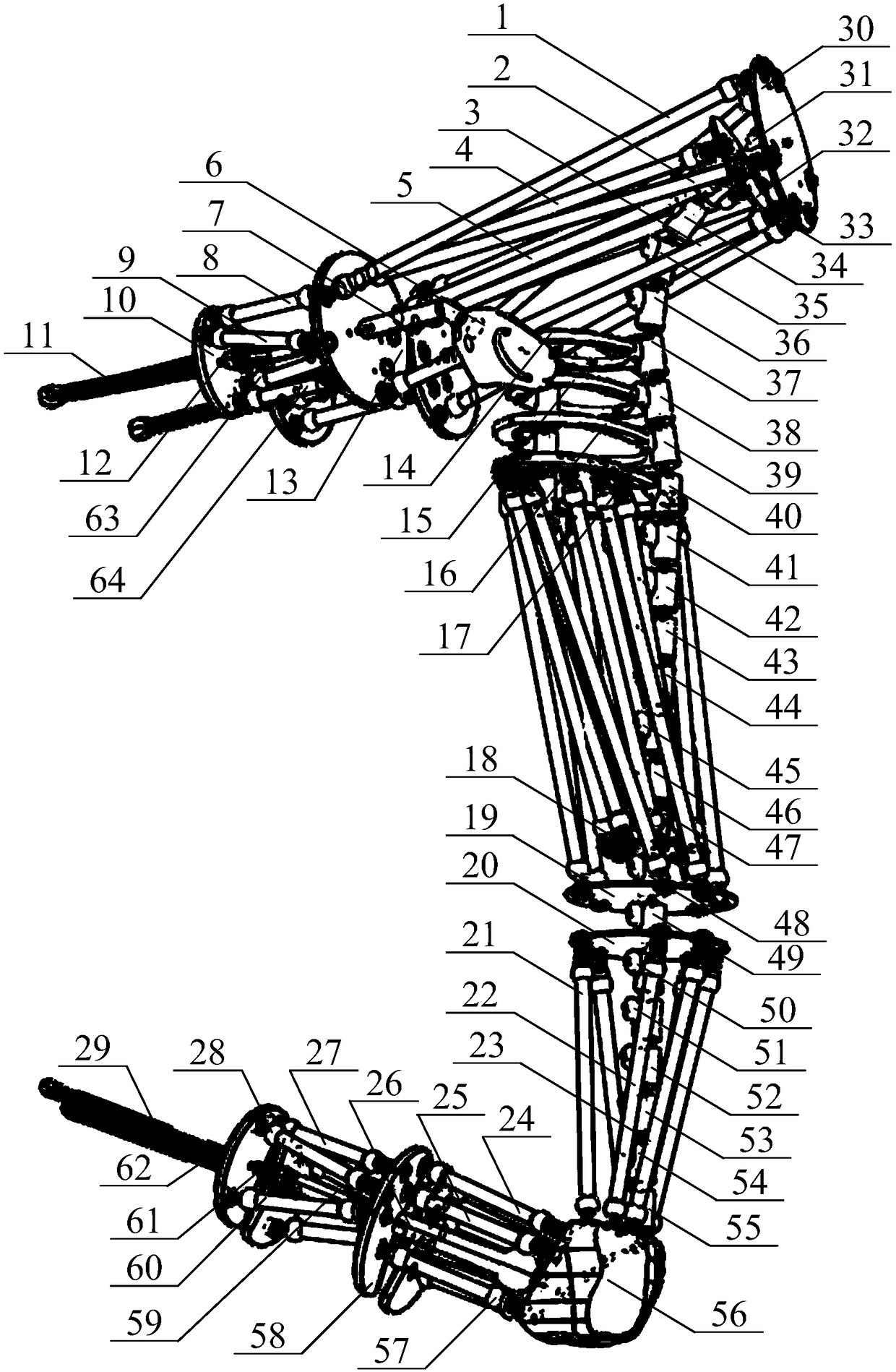 Quadruped bionic system based on pneumatic muscle