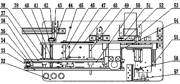 Pneumatic and automatic feeder for label laser marking