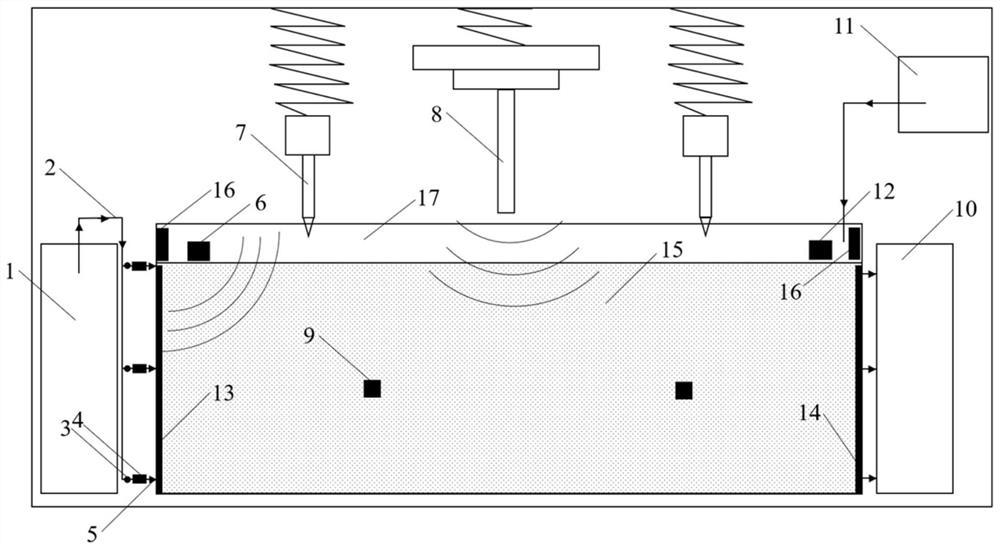 A device and method for electric repair-solidification combined treatment of heavy metal contaminated soil