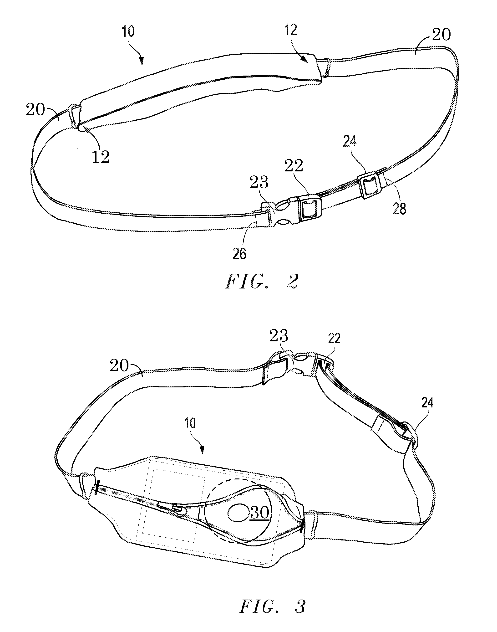 Belt with expandable pouch