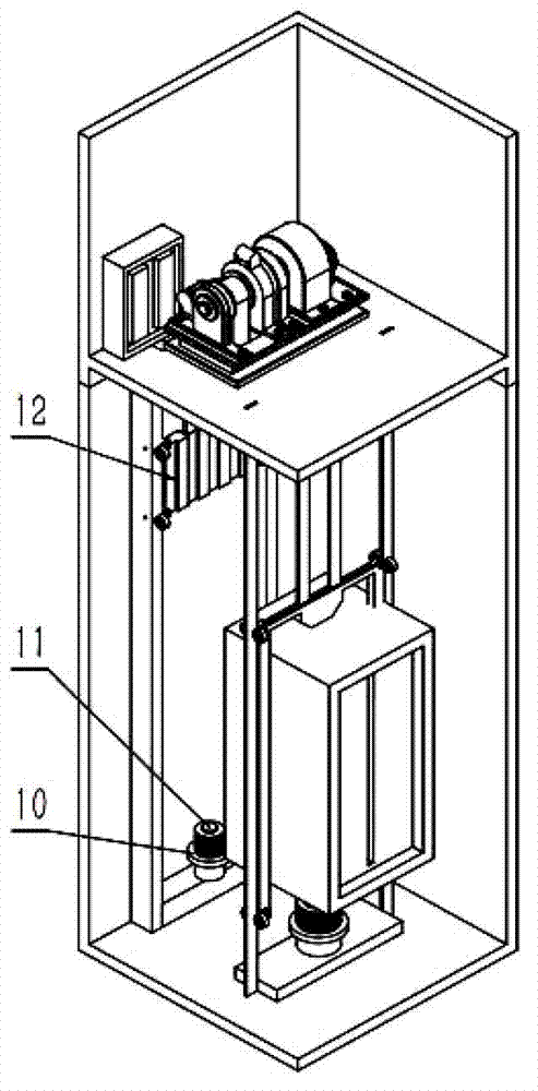 An elevator traction machine and its steel belt