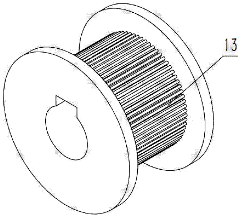 An elevator traction machine and its steel belt