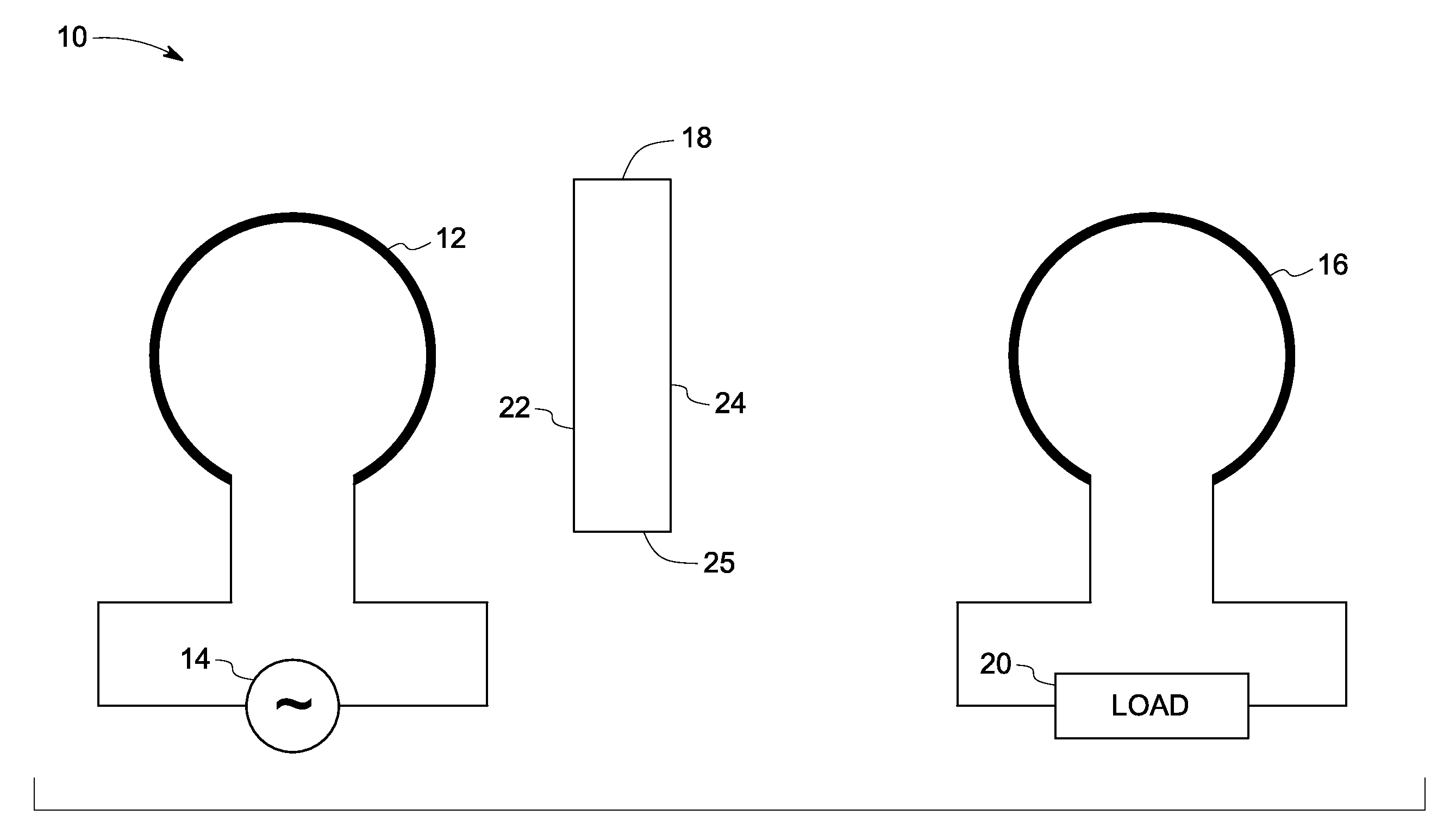 Dielectric materials for power transfer system