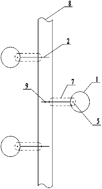 Automatically-adjusted vortex mixing and anti-blocking ammonia spraying grille apparatus and application method thereof