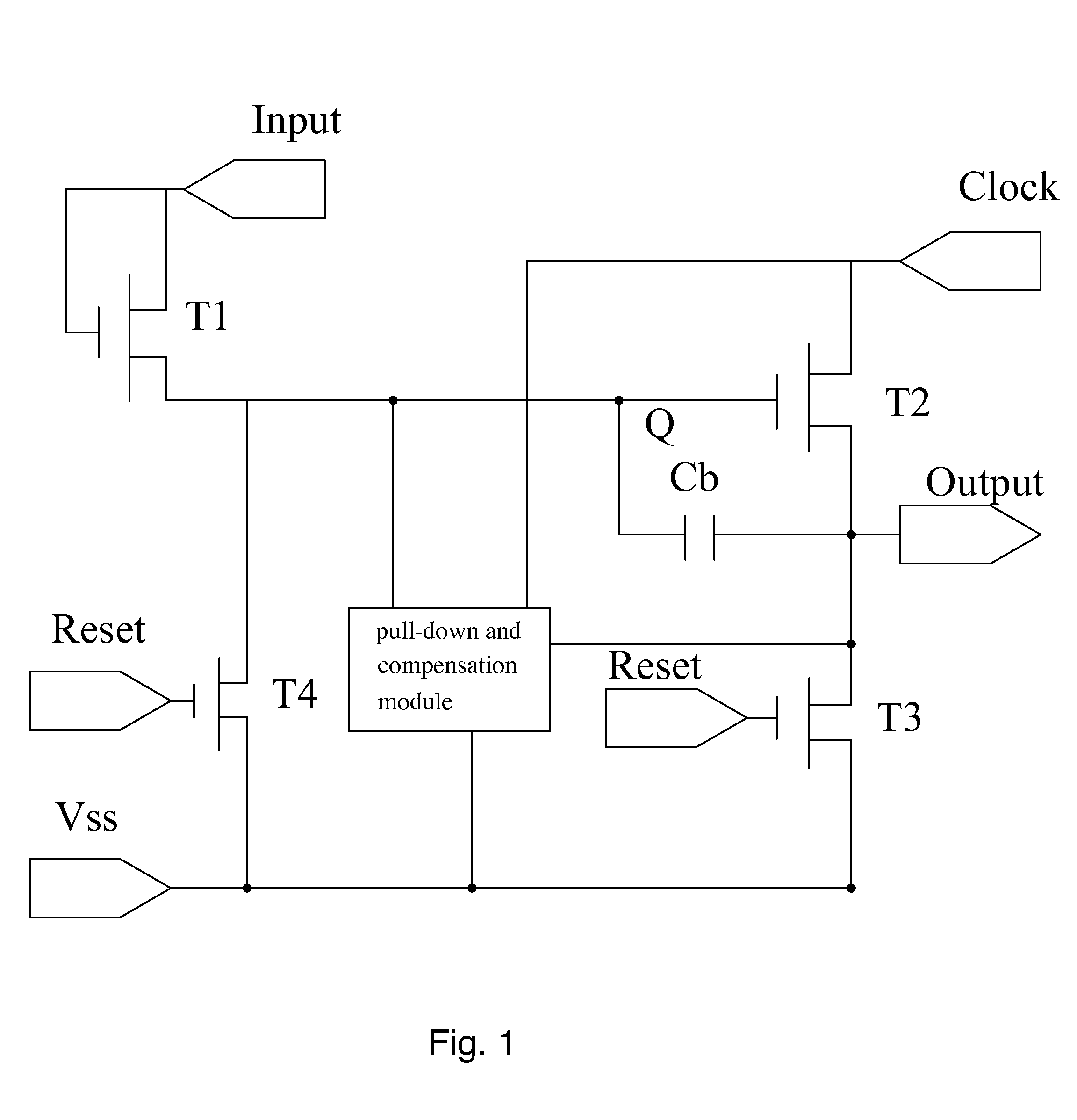 Gate driver circuit basing on igzo process