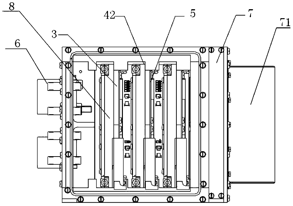 Airborne closed cold guide machine box