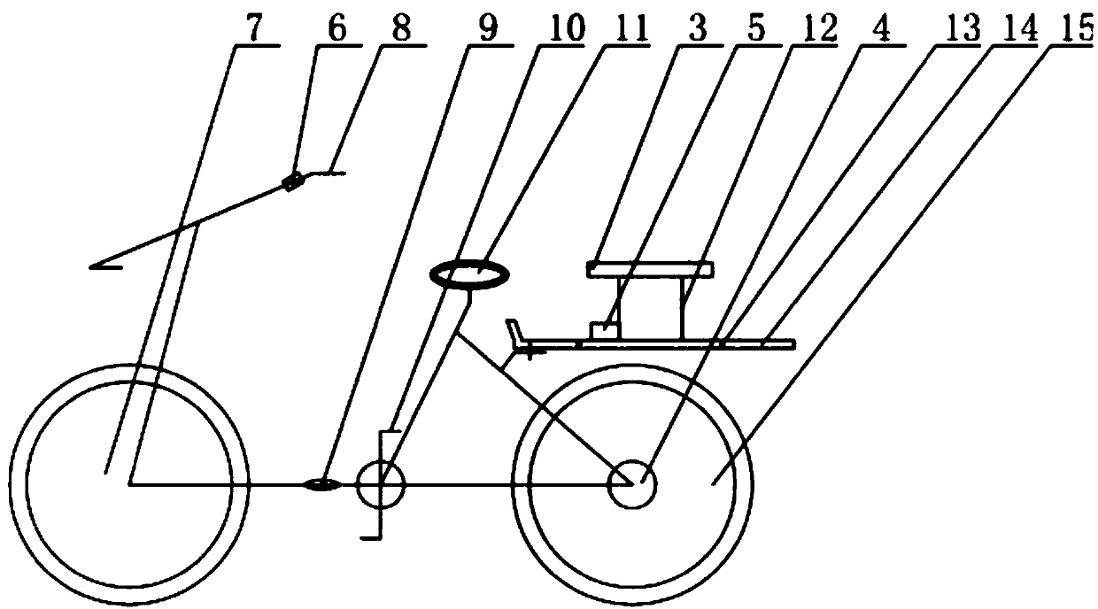 Environment-friendly folding photovoltaic intelligent bicycle